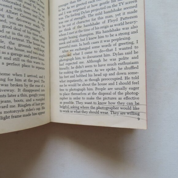 Bob Dylan by Daniel Kramer 1968 Vintage Music Biography Photo Paperback Book - Picture 11 of 15